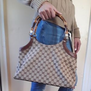 Gucci Vintage GG Brown on Brown